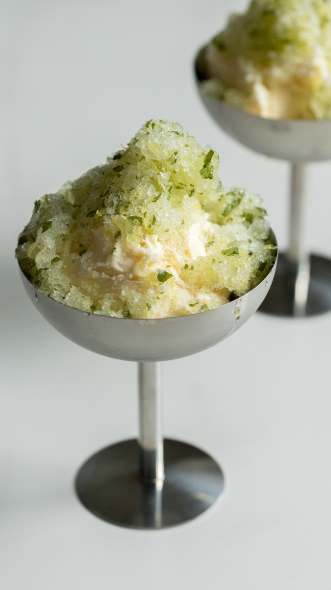 Basil & Lemon Granita | Gather & Feast