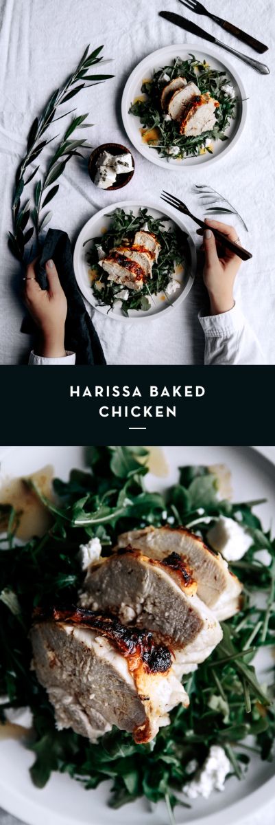 Harissa Baked Chicken  |  Gather & Feast