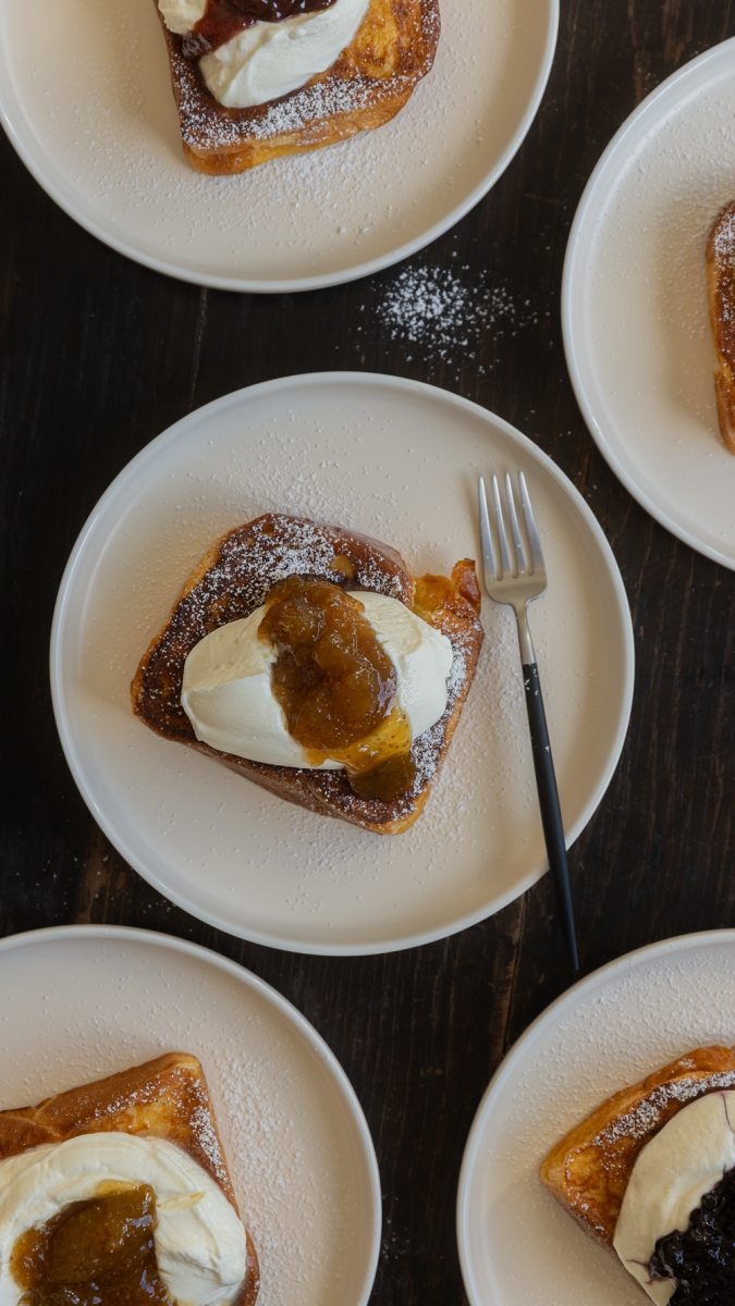 'Jam & Cream' French Toast | Gather & Feast