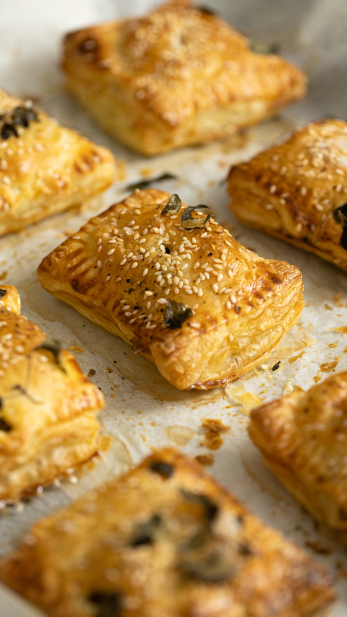 Olive, Lemon, and Feta Hand Pies | Gather & Feast