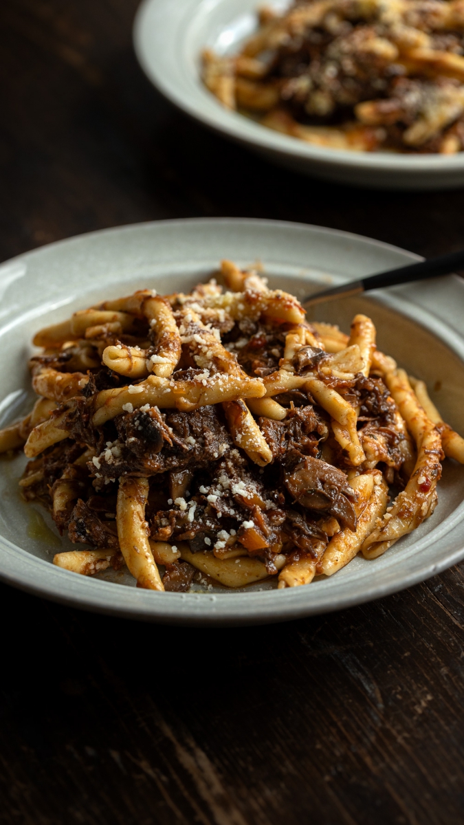 Slow-Cooked Beef Cheek and Mushroom Ragu | Gather & Feast