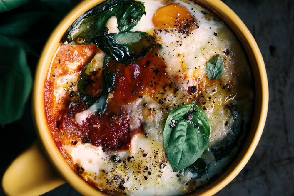 Smokey Tomato Baked Eggs  |  Gather & Feast