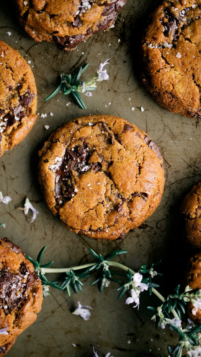 Vegan Olive Oil Chocolate Chip Cookies  |  Gather & Feast