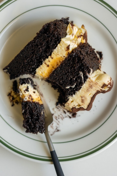 Chocolate+%26+Lemon+Curd+Mascarpone+Layer+Cake+%7C+Gather+%26+Feast