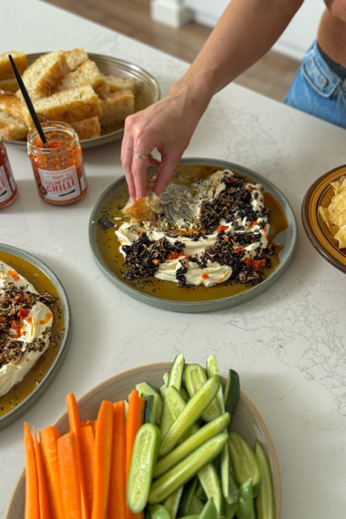 Creamy+Sizzled+Chilli%2C+Fennel+%26+Sesame+Seed+Dip+%7C+Gather+%26+Feast