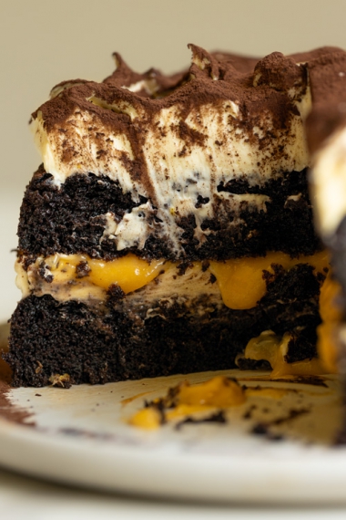 Chocolate+%26+Lemon+Curd+Mascarpone+Layer+Cake+%7C+Gather+%26+Feast